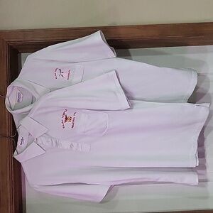 Vintage Set of 2 Shriners Polo Shirts - RAJAH  Temple Reading Pa. - White L